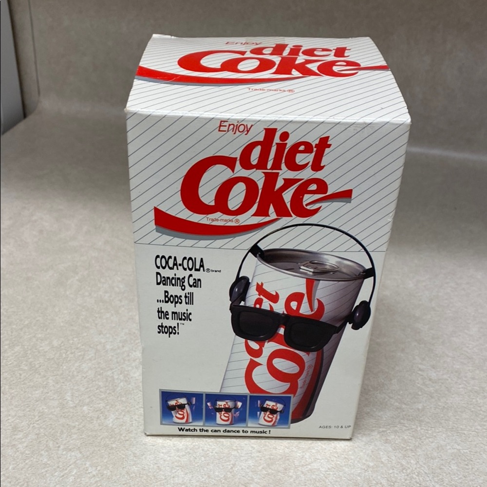 Diet Coke Dancing Can with Headphones